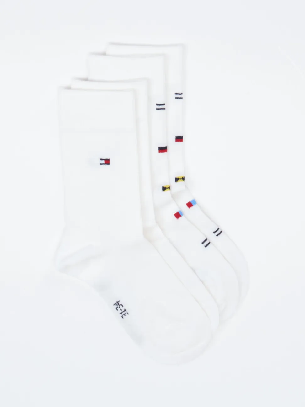 Tommy Hilfiger – Crew-Socken aus Baumwollmix Weiß
