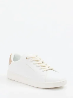 Tommy Hilfiger – Sneaker aus Synthetik in Weiß