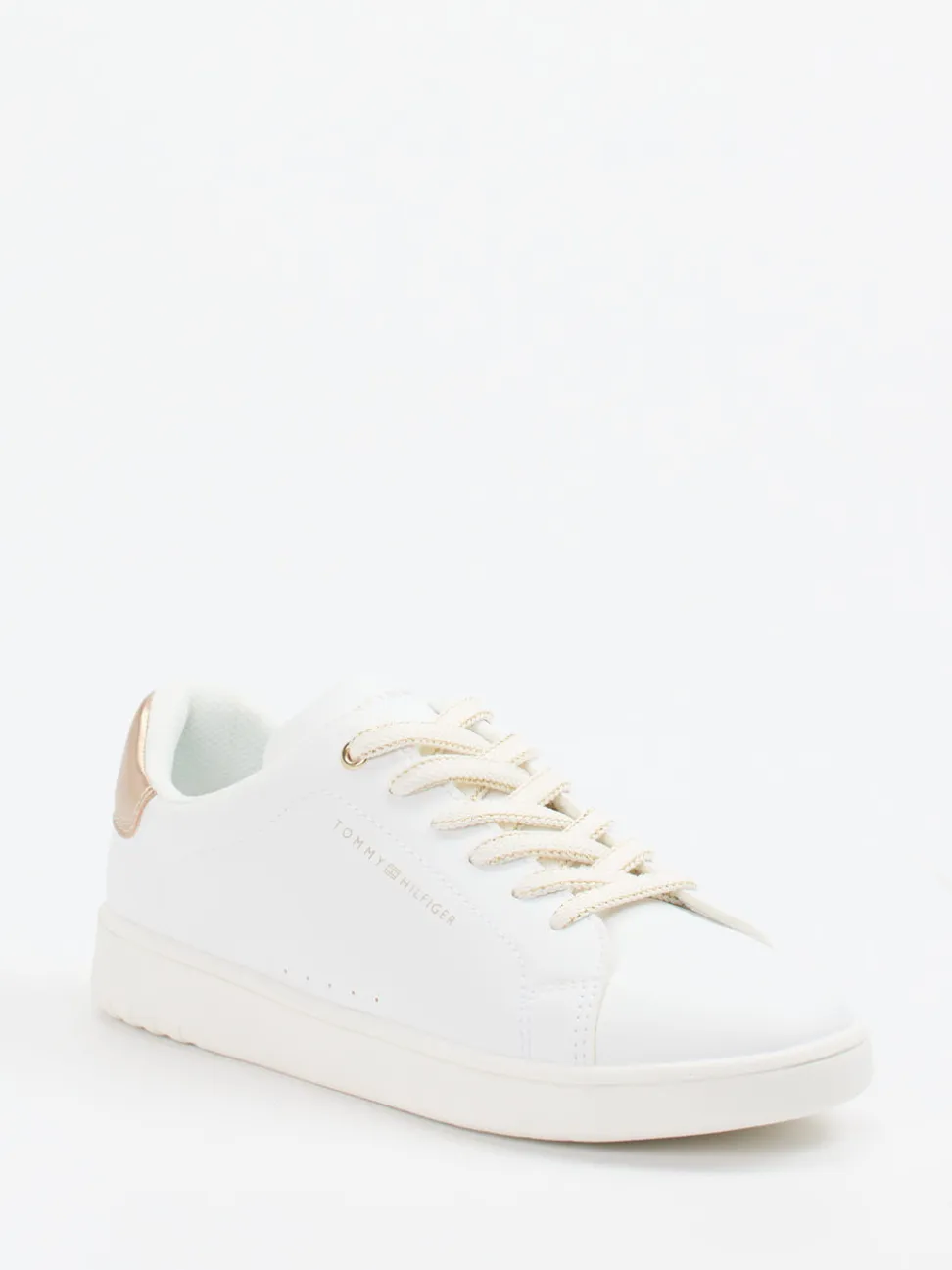 Tommy Hilfiger – Sneaker aus Synthetik in Weiß
