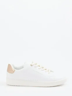 Tommy Hilfiger – Sneaker aus Synthetik in Weiß