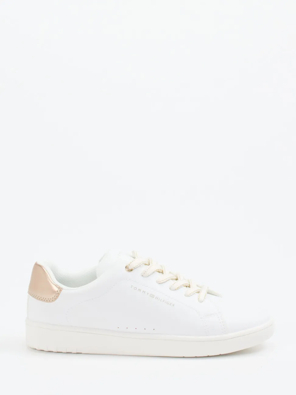 Tommy Hilfiger – Sneaker aus Synthetik in Weiß
