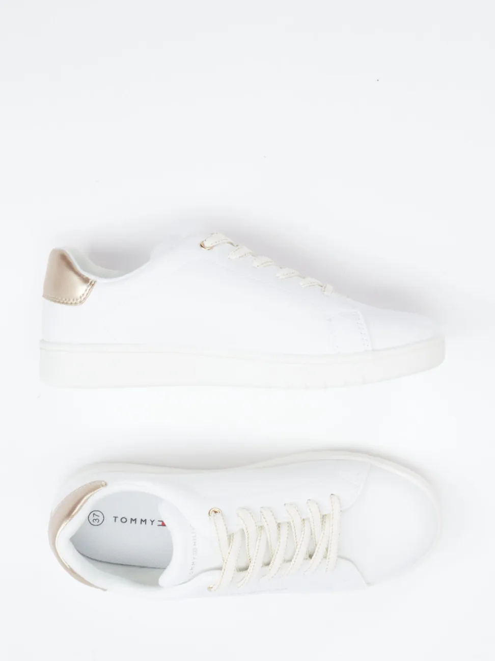 Tommy Hilfiger – Sneaker aus Synthetik in Weiß