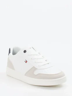 Tommy Hilfiger – Sneaker aus Synthetik in Weiß