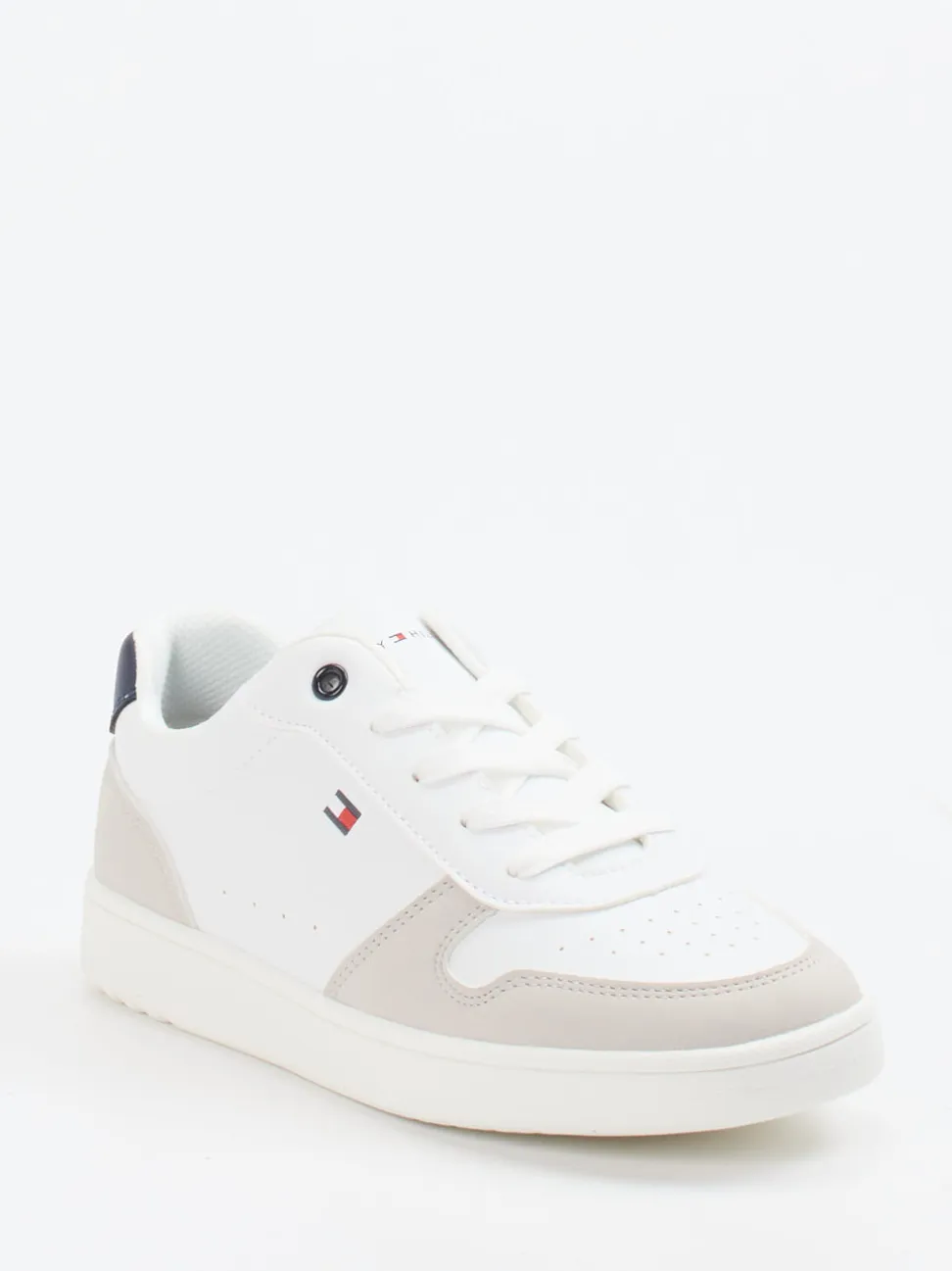 Tommy Hilfiger – Sneaker aus Synthetik in Weiß