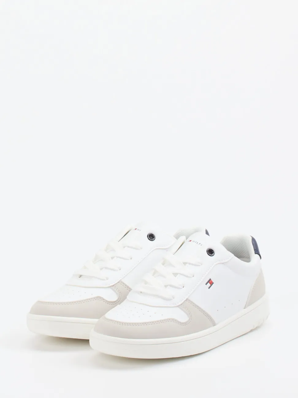 Tommy Hilfiger – Sneaker aus Synthetik in Weiß
