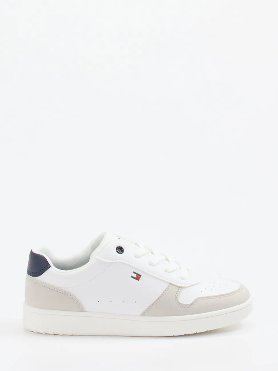 Tommy Hilfiger – Sneaker aus Synthetik in Weiß