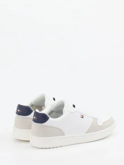 Tommy Hilfiger – Sneaker aus Synthetik in Weiß