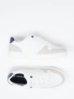 Tommy Hilfiger – Sneaker aus Synthetik in Weiß