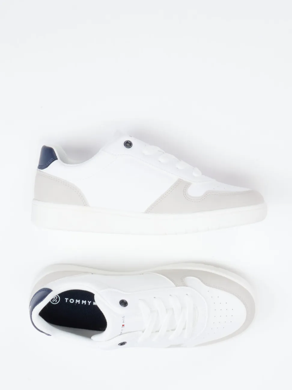 Tommy Hilfiger – Sneaker aus Synthetik in Weiß