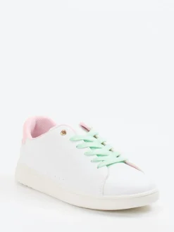 Tommy Hilfiger – Sneaker aus Synthetik in Weiß