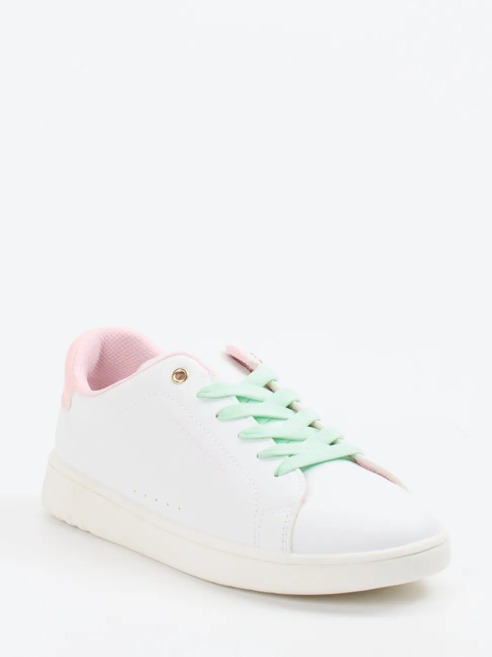 Tommy Hilfiger – Sneaker aus Synthetik in Weiß