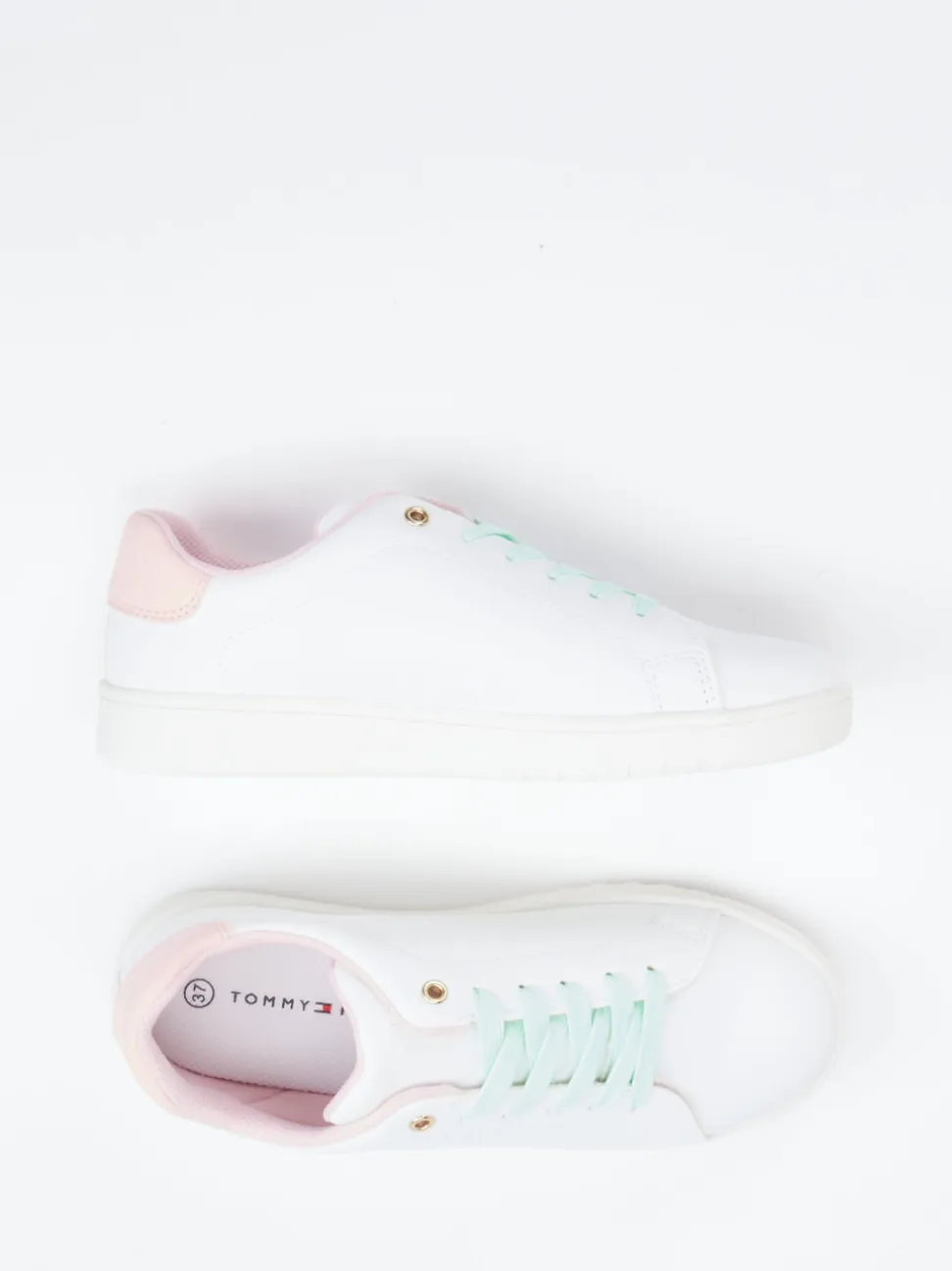 Tommy Hilfiger – Sneaker aus Synthetik in Weiß