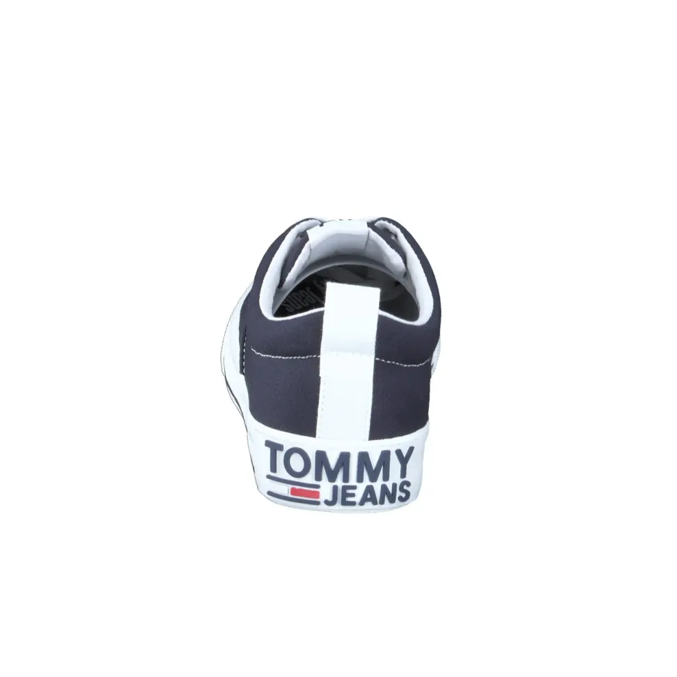 Tommy Hilfiger – Sneaker aus Textil in Dunkelblau