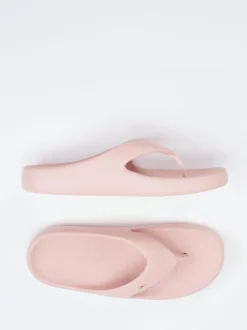 Tommy Hilfiger – Zehentrenner aus Synthetik in Rosa