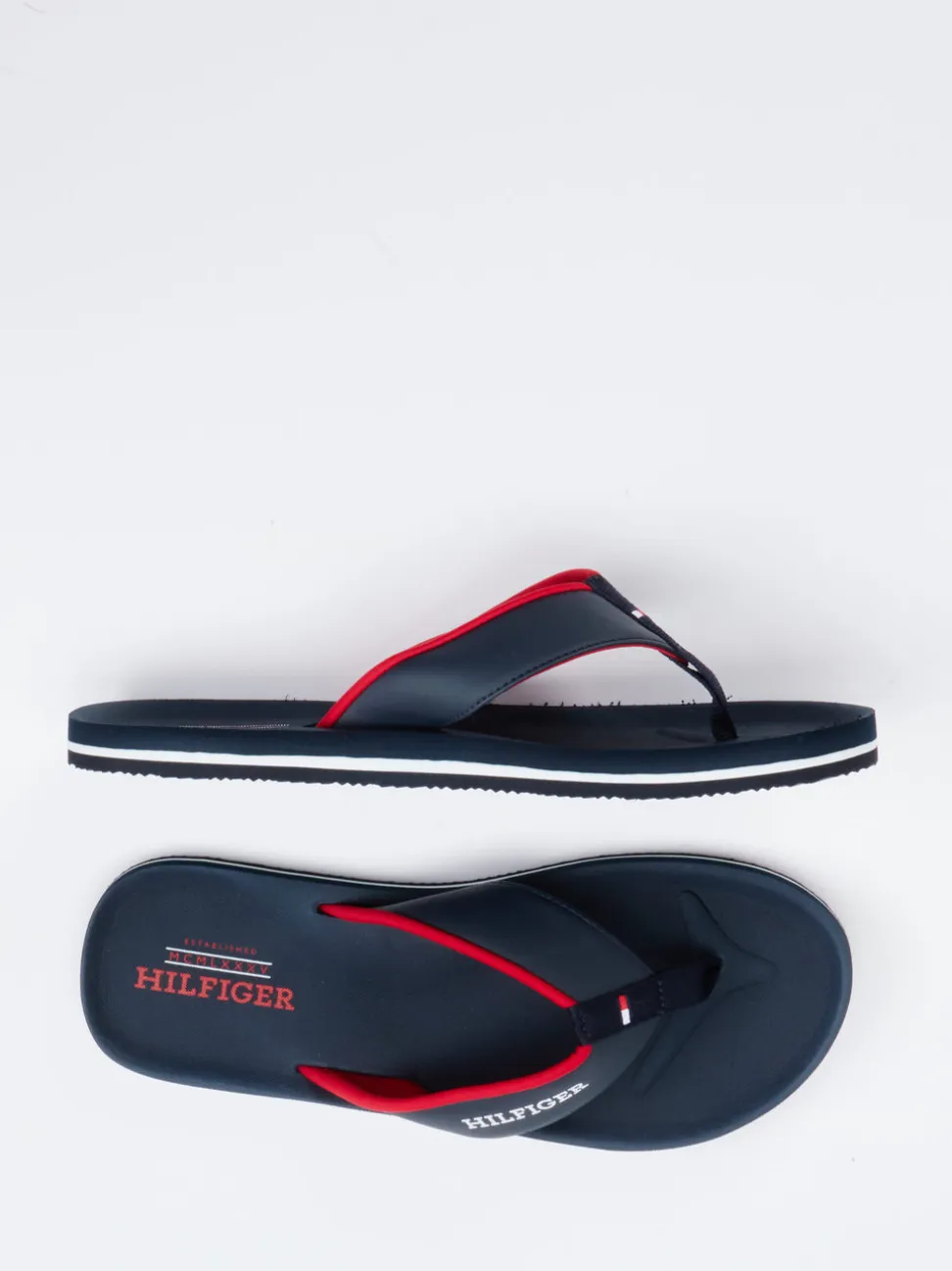 Tommy Hilfiger – Zehentrenner aus Synthetik blau