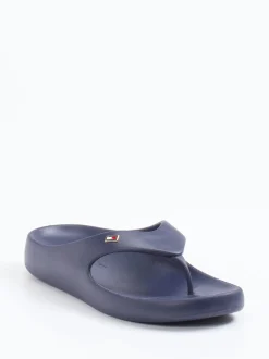 Tommy Hilfiger – Zehentrenner aus Synthetik in Blau
