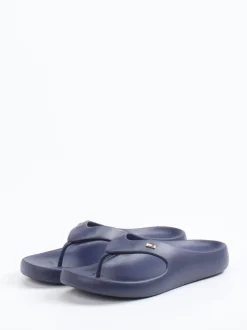 Tommy Hilfiger – Zehentrenner aus Synthetik in Blau