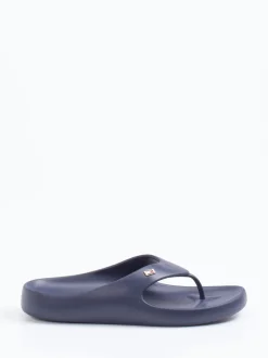 Tommy Hilfiger – Zehentrenner aus Synthetik in Blau
