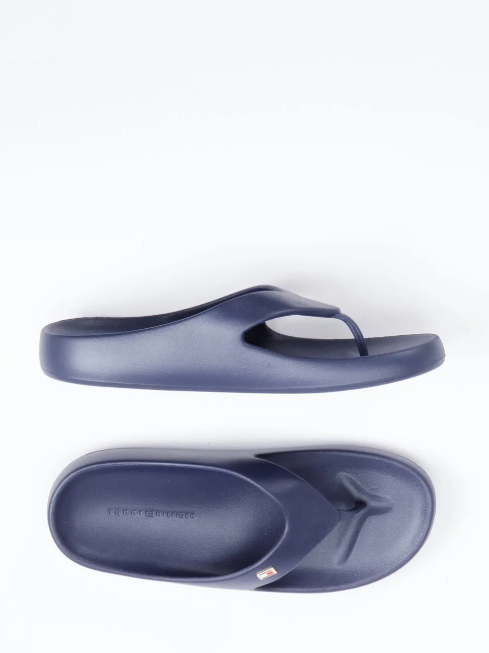 Tommy Hilfiger – Zehentrenner aus Synthetik in Blau