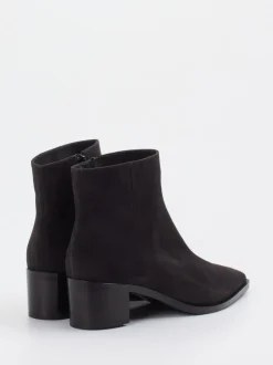 Truman's – Ankle Boots aus Veloursleder anthrazit