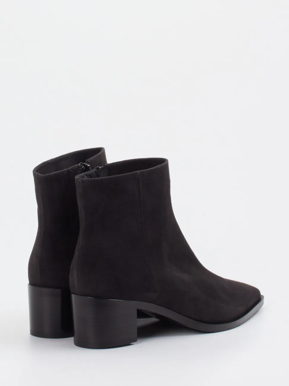 Truman's – Ankle Boots aus Veloursleder anthrazit