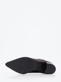 Truman's – Ankle Boots aus Veloursleder anthrazit