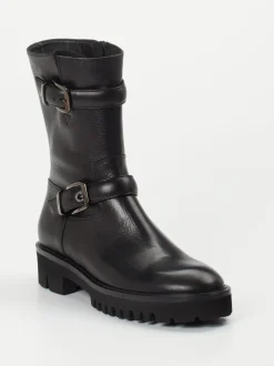 Truman's – Biker-Stiefelette aus Kalbleder schwarz
