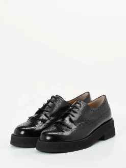 Truman's – Brogues aus Kalbleder in Schwarz