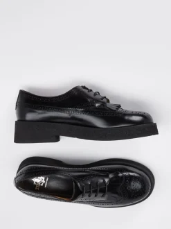 Truman's – Brogues aus Kalbleder in Schwarz