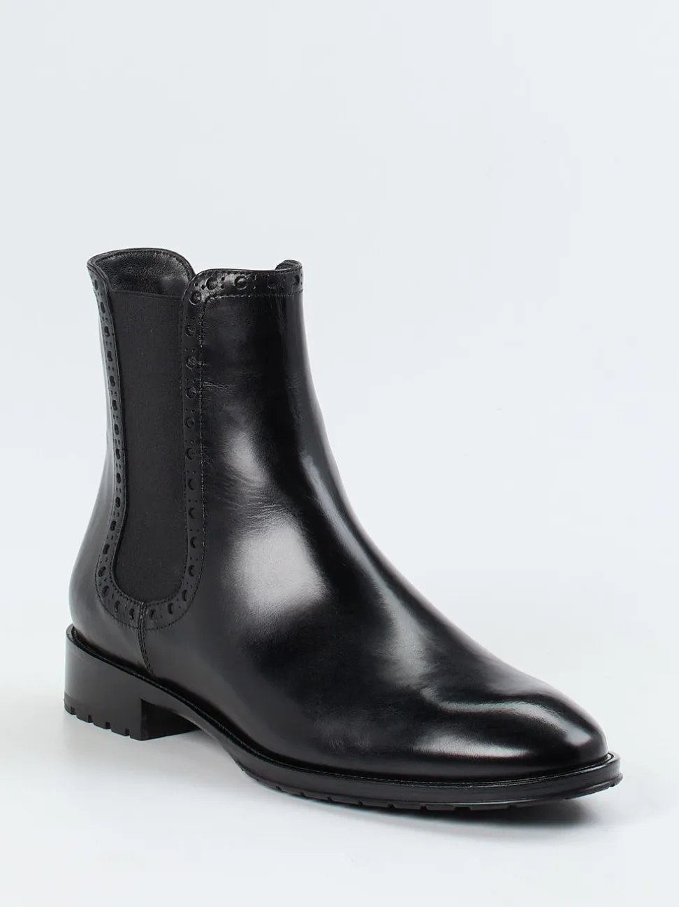 Truman's – Chelsea Boots aus Kalbleder Schwarz