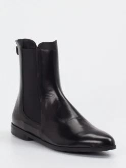 Truman's – Chelsea Boots aus Veloursleder Schwarz