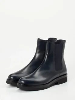 Truman's – Chelsea Boots aus Kalbleder Dunkelblau