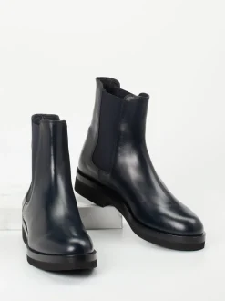 Truman's – Chelsea Boots aus Kalbleder Dunkelblau
