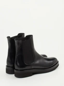 Truman's – Chelsea Boots aus Kalbleder schwarz glänzend