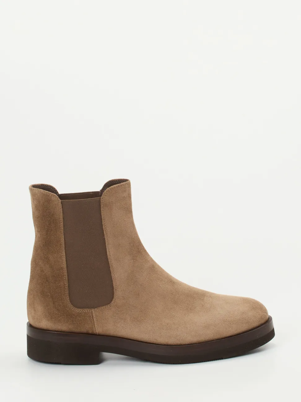 Truman's – Chelsea Boots aus Veloursleder Sandbraun