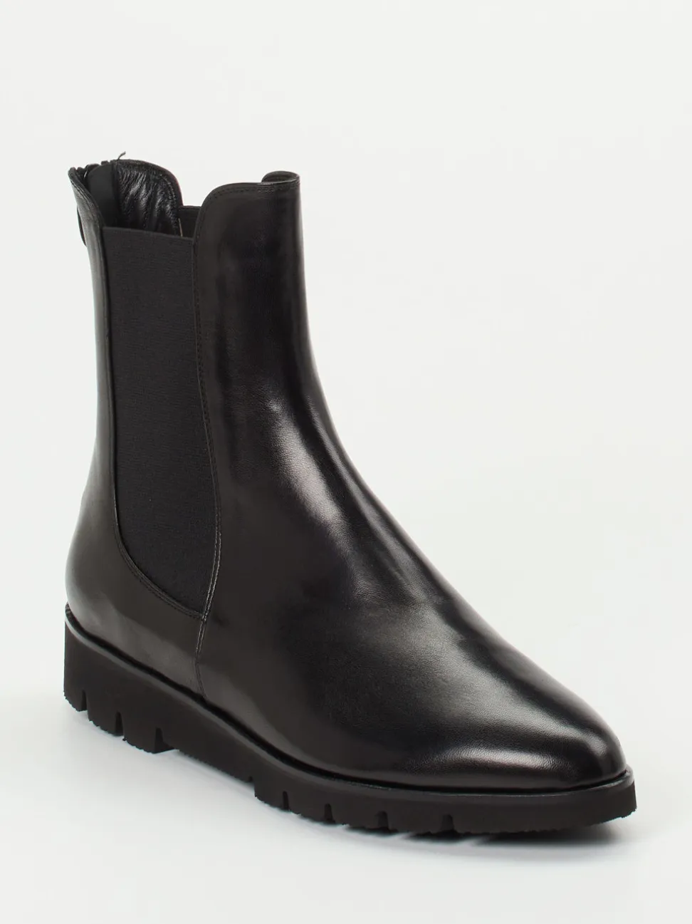 Truman's – Chelsea-Stiefelette aus Lammleder schwarz
