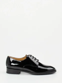 Truman's – Derby-Schnürschuh aus Lackleder schwarz