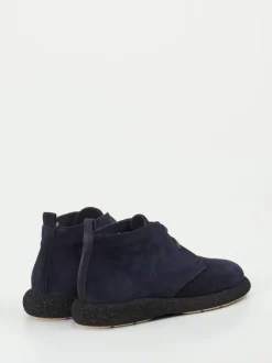 Truman's – Desert Boots aus Veloursleder dunkelblau