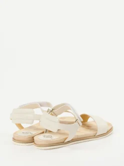 Truman's – Klettsandalen aus Elchleder Cremeweiß