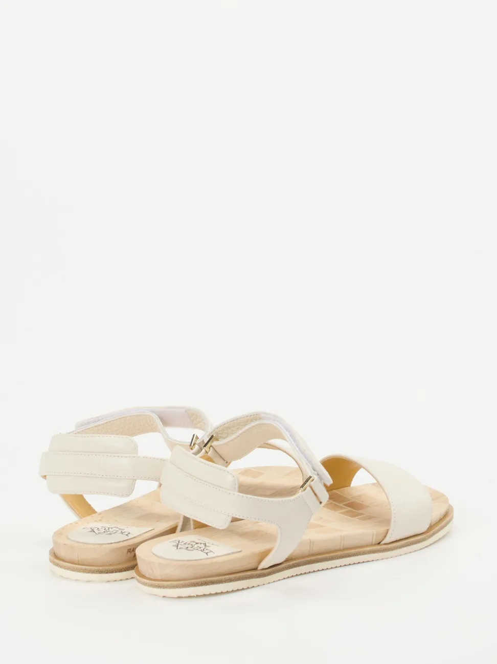 Truman's – Klettsandalen aus Elchleder Cremeweiß