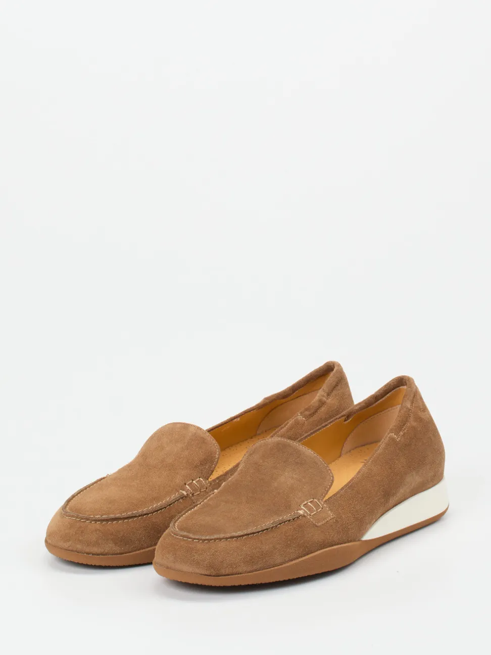 Truman's – Komfort-Loafer aus Veloursleder cognac