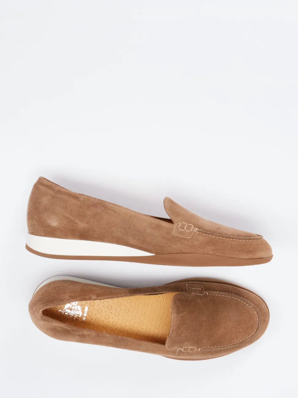 Truman's – Komfort-Loafer aus Veloursleder cognac