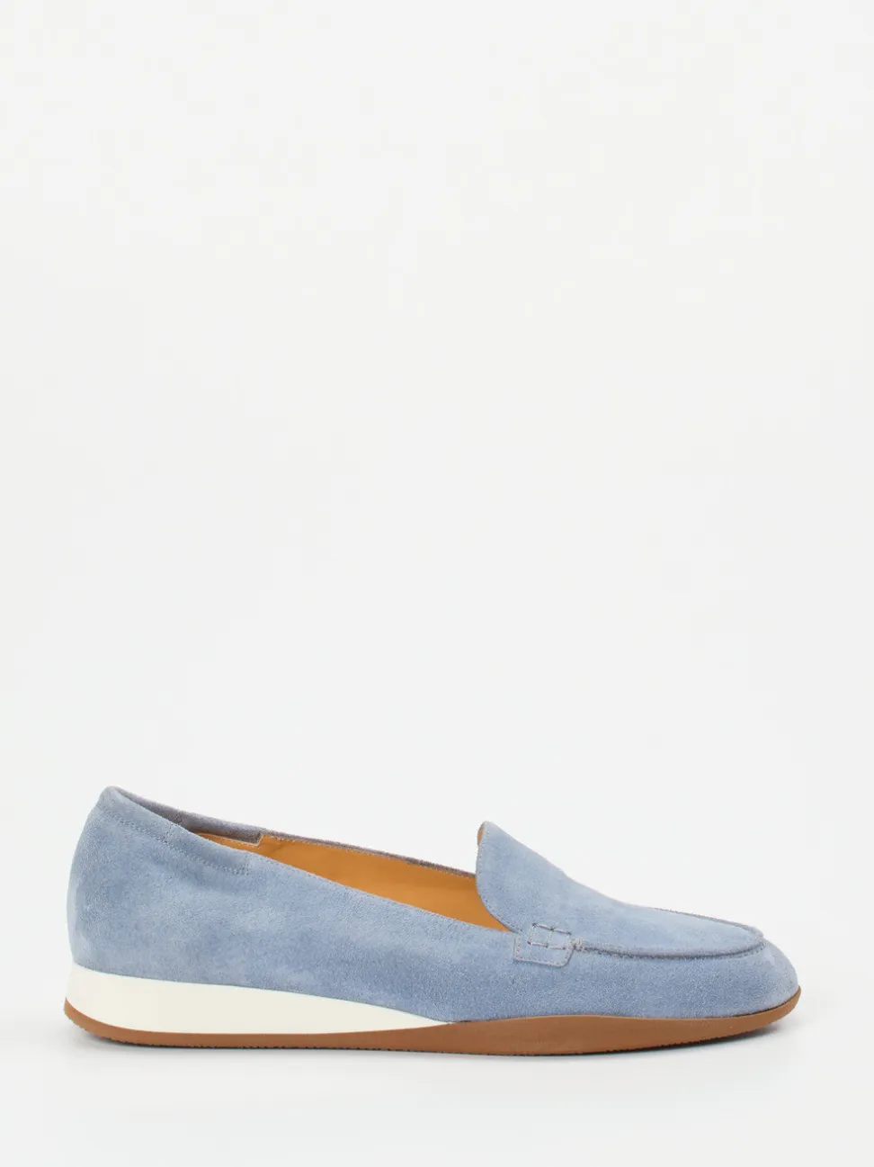 Truman's – Komfort-Loafer aus Veloursleder hellblau