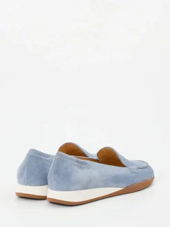 Truman's – Komfort-Loafer aus Veloursleder hellblau