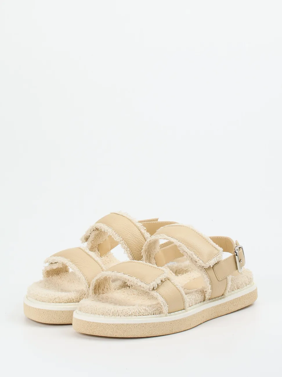 Truman's – Komfortsandale aus Elchleder Beige