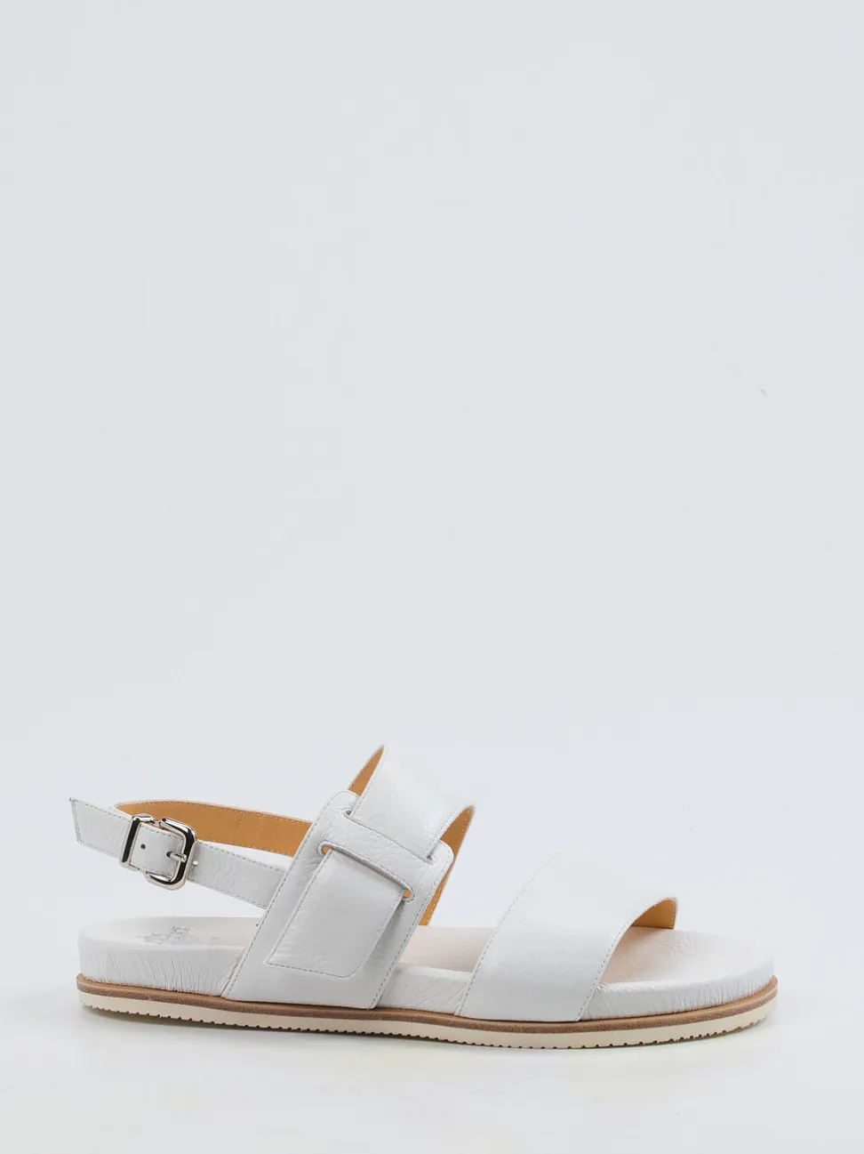 Truman's – Komfortsandale aus Hirschleder Offwhite
