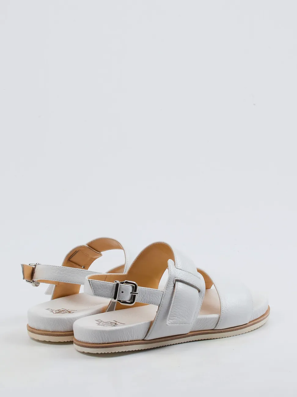 Truman's – Komfortsandale aus Hirschleder Offwhite