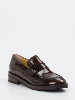 Truman's – Loafer aus Hochglanzleder Dunkelbraun