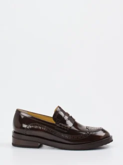Truman's – Loafer aus Hochglanzleder Dunkelbraun