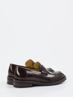 Truman's – Loafer aus Hochglanzleder Dunkelbraun